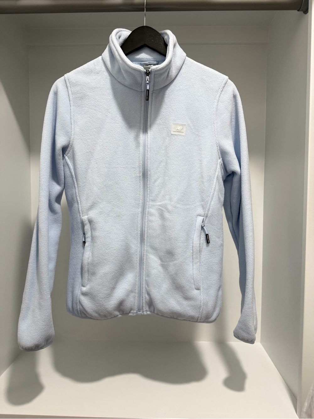 New Balance light blue full zip fleece jacket women’s size small new with tags